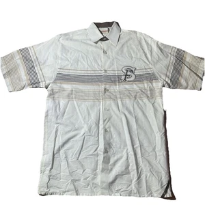 Camisa Southpole De Colección Para Hombre Mediana Marrón Beige Informal Bordada Y2K Hip Hop - Imagen 1 de 10