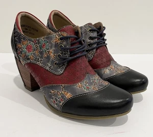 Spring Step Zapatos L'Artiste Adelvice Fleur Multicolor Boots Shoes EU37/US6.5-7 - Picture 1 of 15