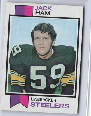 1973 Topps Jack Ham RC #115 - Steelers - Ex+ - S5539 - Image 1 of 3