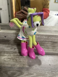 Vintage Barbie Pose Me Pets grüne Katze mit Schuhen 2002 siehe Bilder/lesen - Bild 1 von 8