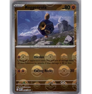 Roggenrola (Poke Ball Pattern) Holo Common SV: White Flare 046/086 NM - Picture 1 of 2