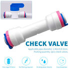 2pcs/pack One Way Fitting Pom Plumbing Check Valve Quick Connect Osmosis System