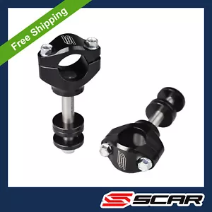 FAT BAR MOUNT CLAMPS OVERSIZE MOUNTING 28,6 1 1/8 SCAR NEW TRIPLE CLAMP DESIGN - Picture 1 of 1