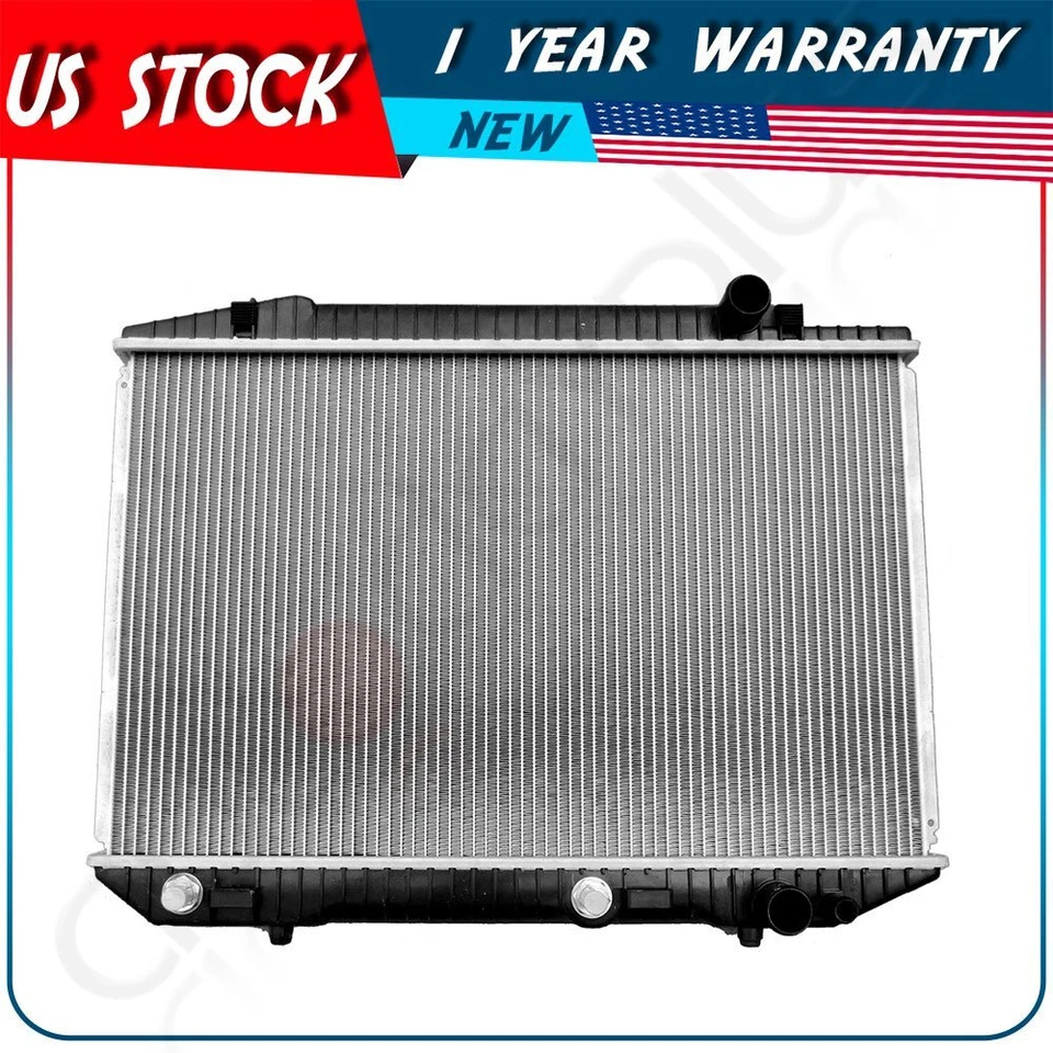 For 1986-1991 Mercedes-Benz 4.2L V8 New Replacement Aluminum Radiator Foto 1 de 3