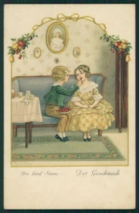 Postal firmada por artista Pauli Ebner Children serie 1316 TC2197 - Imagen 1 de 2