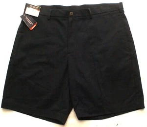 Roundtree & Yorke Performance Flat Front Classic Fit Shorts, Herren 42, dunkelblau - Bild 1 von 3