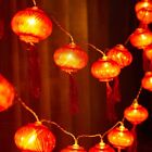 Spring Festival Red Lantern String Lights  Chinese New Year Layout Lights