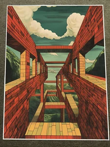 Surreal MC Escher Inspired Architecture Poster 18x24in - Picture 1 of 1
