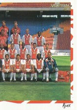 090 TEAM TEAM SQUAD 2/2 # NETHERLANDS AFC.AJAX STICKER SANDWICHES VOETBAL 98