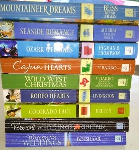 Harlekin Romancing America Bücher Menge 9. Siehe Fotos für Titel. - Bild 1 von 4