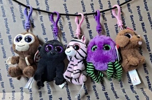 SET of 5 Ty Original Beanie Babies Boos Coconut/ZOEY/George/Crawler/Madie VGPOC - Foto 1 di 6