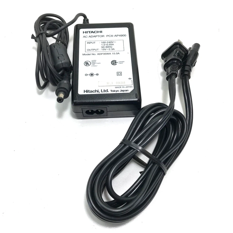 Adaptador HITACHI 15V 2.3A PCX-AP4900 ADP35WA - Imagem 1 de 4