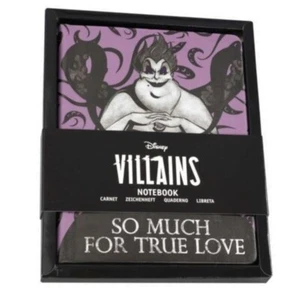 Funko Disney Villains Ursula Notebook Hardback Ruled Purple and Black Stationary - Picture 1 of 3