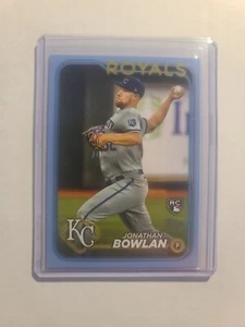 2024 Topps Series 2 Jonathan Bowlan RC #399 Father's Day Blue 39/50 KC Royals - Bild 1 von 2