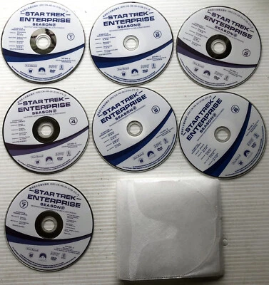 Star Trek Enterprise Season 2 (7-Disc DVD Set, 2005) NTSC Region 1 NO BOX - Image 1 of 2