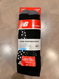New Balance Core Performance Nero Confezione da 2 Taglia 9-12,5M - Foto 1 di 1