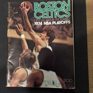 NBA Playoffs Finals 1974 Milwaukee Bucks @ Boston Celtics Programma - Foto 1 di 6