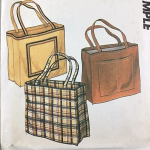 Vintage 1980~McCall's Tote Bag w/Pockets~Sample Pattern~Uncut ~Norton Simon Inc. - Picture 1 of 3