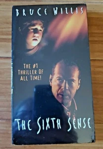 The Sixth Sense VHS 1999 Former Blockbuster Rental SEALED Bruce Willis - Imagen 1 de 3