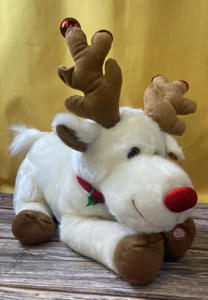 Large 20” Dan Dee White Singing Grandma Got Run Over by a Reindeer Plush - Picture 1 of 9
