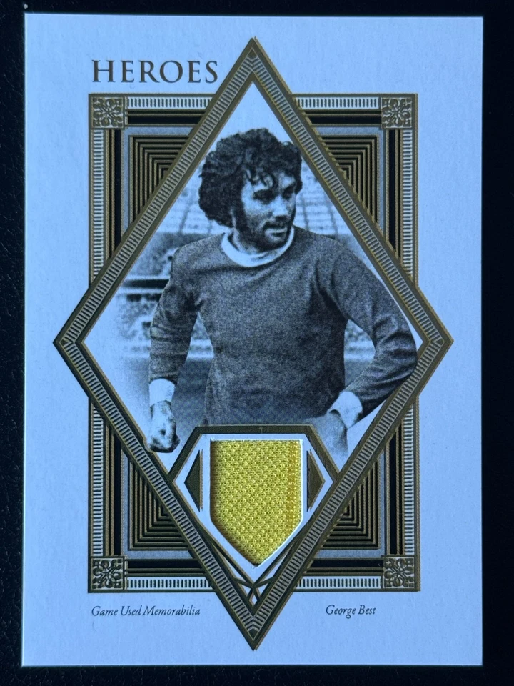 Futera 2022 Mundial Fútbol Único Héroes Irlanda del Norte George Best/45 Juego U Foto 1 de 2