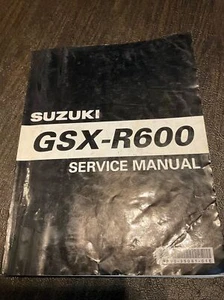Genuine Suzuki GSX-R600 Service Manual Repair Book OEM - Picture 1 of 2
