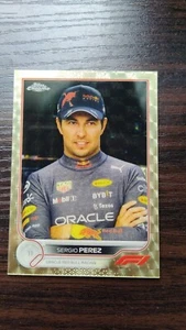 Topps chrome 2022 Formula 1 Sergio Perez Superfractor Red Bull F1 --- 1/1 Card - Picture 1 of 5