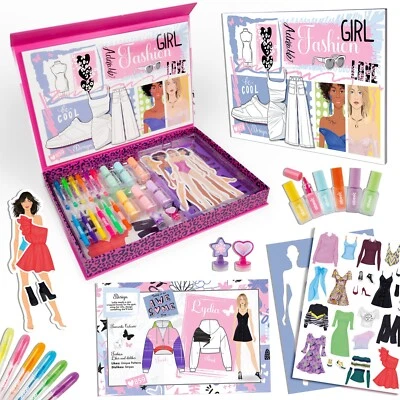 Fashion Designer Kits for Girls, Creative Art Set for Kids - Fashion Drawing Set - Image 1 of 4