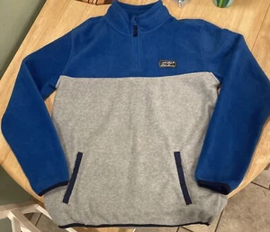 Eddie Bauer Boys Youth  1/4 Zip Fleece Pullover Sweater Size Large 14/16 - Picture 1 of 8
