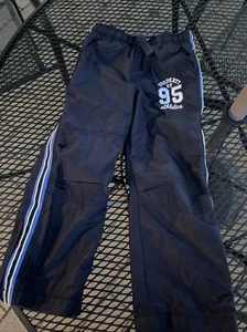 Oshkosh Sweats Jogging Kids Boys Girls Zipper Legs Lined Warm Pants Activewear - Picture 1 of 7