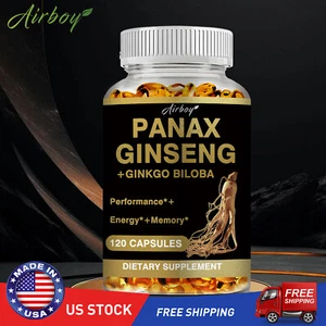 Panax Ginseng Extract - Boost Physical Performance, Improves Stamina & Memory - Picture 1 of 8