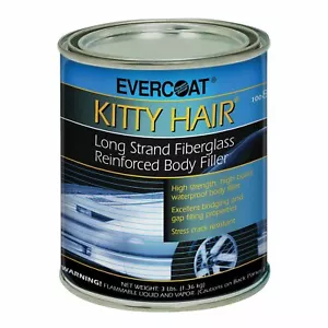 Relleno corporal reforzado con fibra de vidrio de cadena larga EVERCOAT® KITTY HAIR® 100868, 1 qt - Imagen 1 de 1