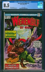 Werewolf by Night #19 CGC 8.5 VF+ OwWp Vs. Dracula Marvel 1974 Gil Kane Cover - Picture 1 of 2