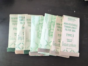 Genuine OEM HOOVER TYPE E BAGS (7) - Picture 1 of 1