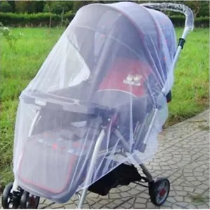 KINDERWAGEN-MOSKITONETZ FLIEGENGITTER FLIEGENNETZ weiß Moskito Insekten Netz - Bild 1 von 11