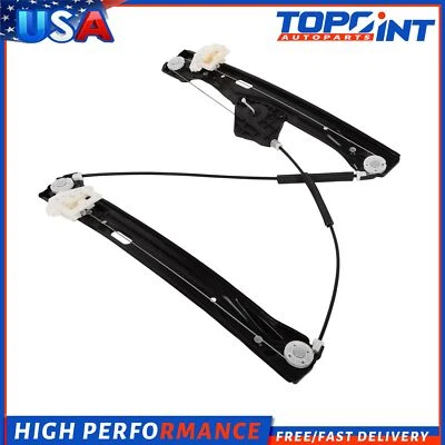 Power Window Regulator w/o Motor For BMW 320i F30 Series 2012-2017 Front Left - Image 1 of 4