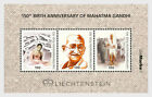 Liechtenstein 2019 150 Birth Ann Mahatma Gandhi 1869 people political india ms3v