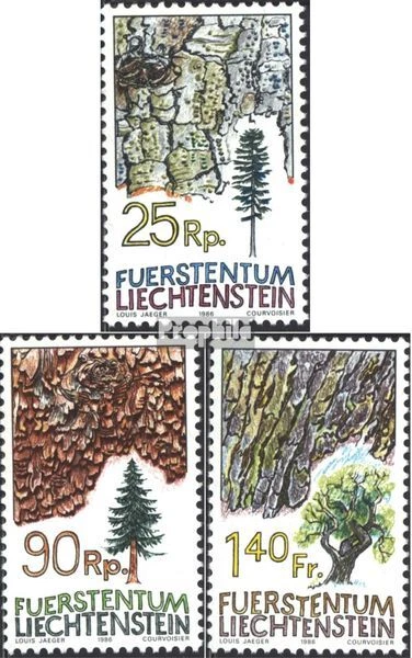 Liechtenstein 913-915 FDC 1986 tree bark - Image 1 of 1