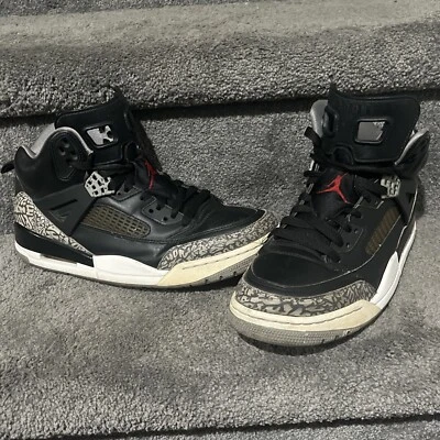 Zapato deportivo Nike Air Jordan Spizike para hombre talla 9,5 EE. UU. negro cemento 315371-034 Foto 1 de 4