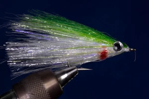 Fliegentom Shad Streamer grün/weiß (Salzwasser) - Bild 1 von 6