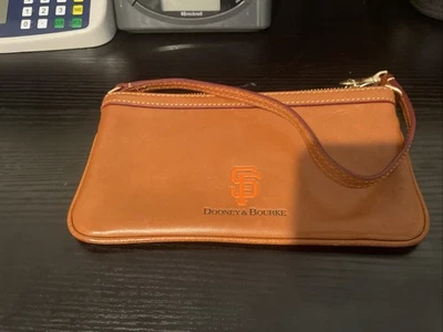 Dooney & Bourke MLB San Francisco Giants Wristlet Clutch Leather - Image 1 of 4