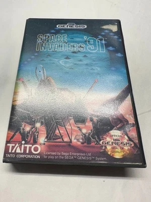 SPACE INVADERS 91 SEGA GENESIS CIB - Image 1 of 3