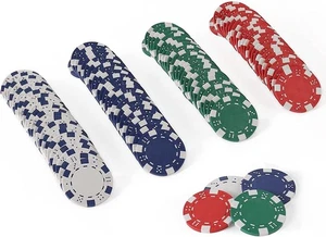 11,5 Gramm Pokerchips, 100 Stück Casino Pokerchips für Texas Hold'em, Blackjack Chip - Bild 1 von 9
