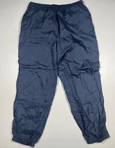 Pantalones deportivos C&B para hombre XL azul nailon cortavientos pista atlético a rayas jogger - Imagen 1 de 5