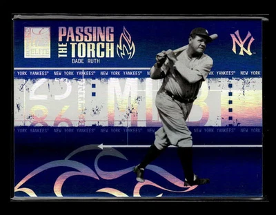 Babe Ruth 2005 Donruss Elite Pasando la Antorcha - Azul #5 #/1000 Foto 1 de 2