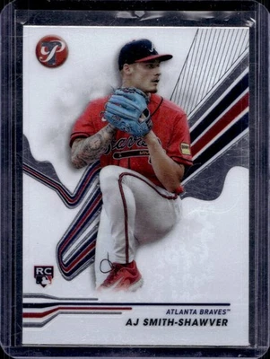 2024 Topps Pristine AJ Smith-Shawver RC Rookie #4 Braves - Image 1 of 2