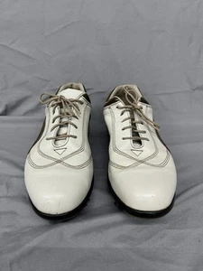 Footjoy LoPro Collection Beige Golf Soft Spike Shoes Women's Size US 7 M 97090 - Picture 1 of 11