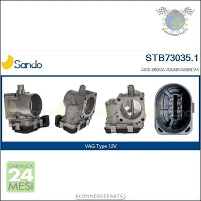 Corpo Farfallato Sando per SKODA RAPID VW GOLF VII - Immagine 1 di 3