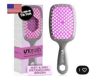Unbrush Entwirrbürste für schmerzfreies Bürsten bei allen nassen oder trockenen Haartypen — D - Bild 1 von 4