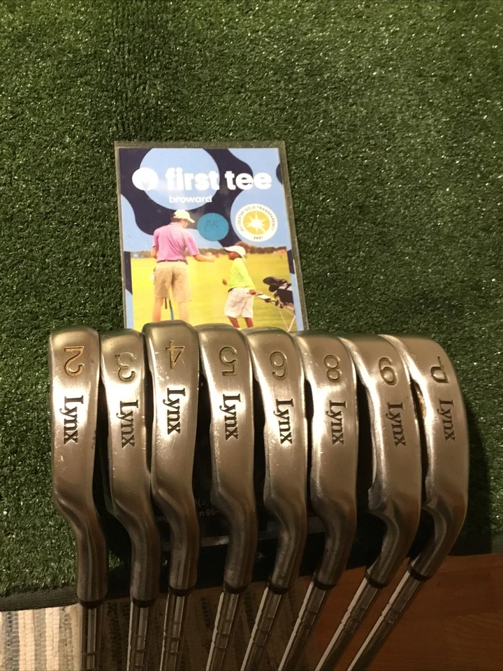 "Juego de hierros Lynx Black Cat (2-PW, No 7i) ejes de acero acampanados dinámicos regulares -1/4""" Foto 1 de 4